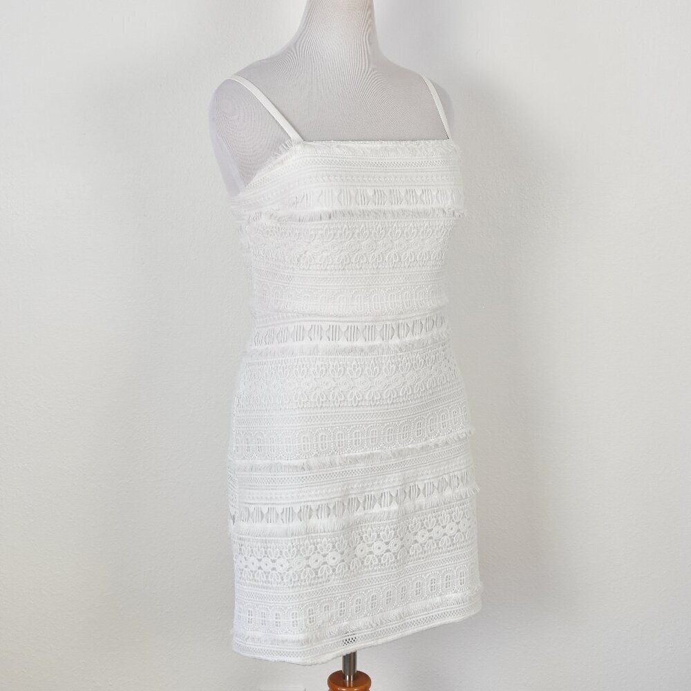 Sam Edelman Fringe Chemical Lace Mini Dress NEW - 12 - Picture 7 of 10